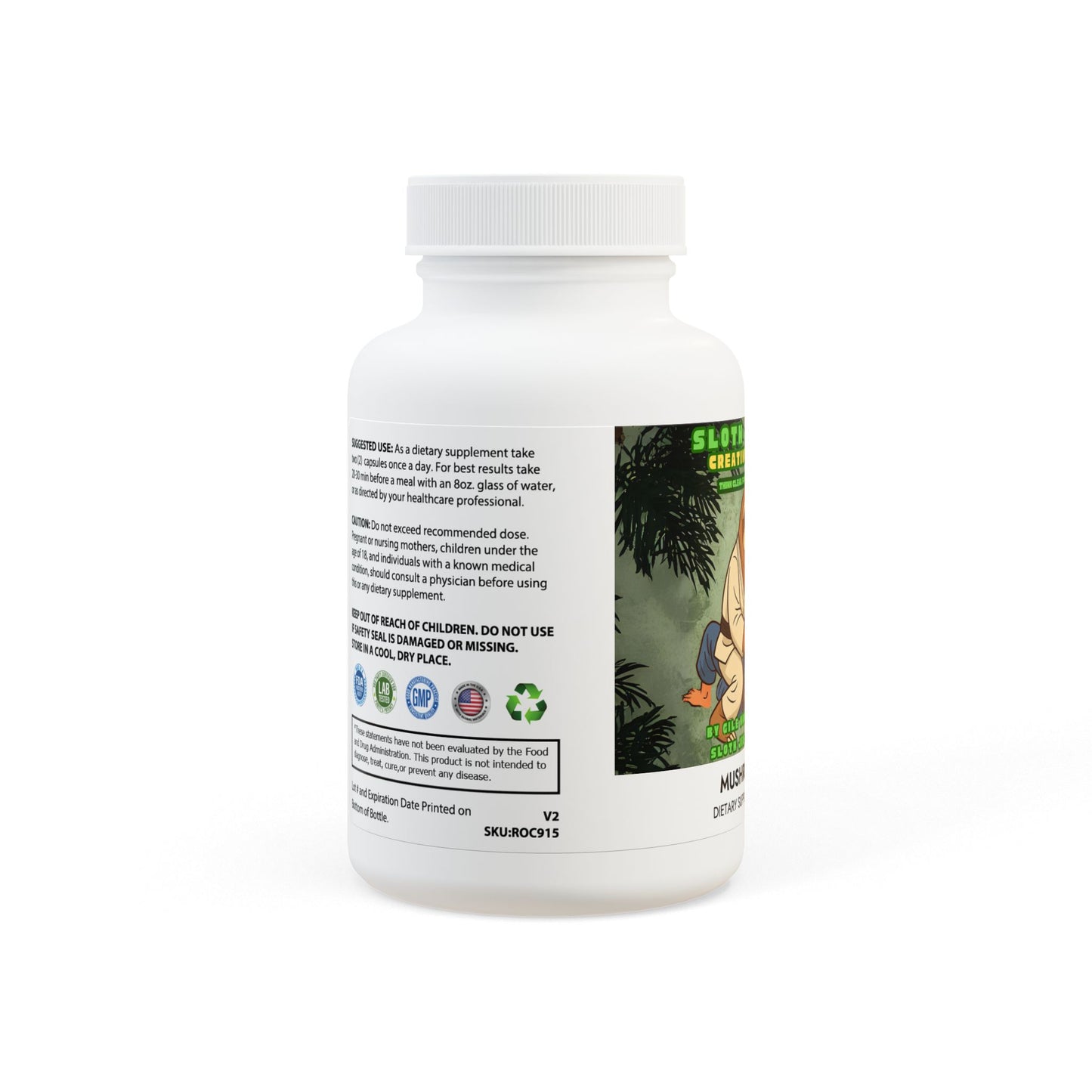 š§ Sloth Jiu-Jitsu⢠Creativity Enhancer - Mushroom Blend